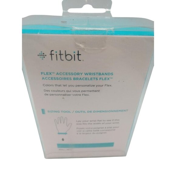 Fitbit Flex Accessory Wristbands Set S/P - Black Red & Teal Colors - Picture 2 of 4